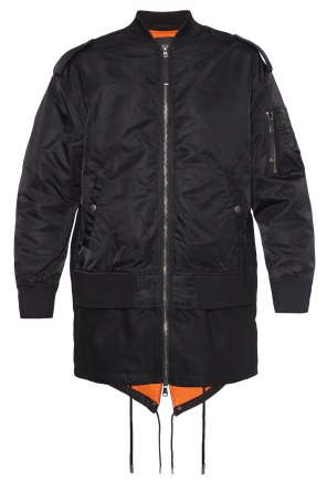 Long bomber jacket, zdjęcie 1 Long bomber jacket od Diesel Black Gold